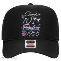 70th Birthday Chapter 70 Fabulous Since 1956 Rhinestones Diamonds Hat thumb 0