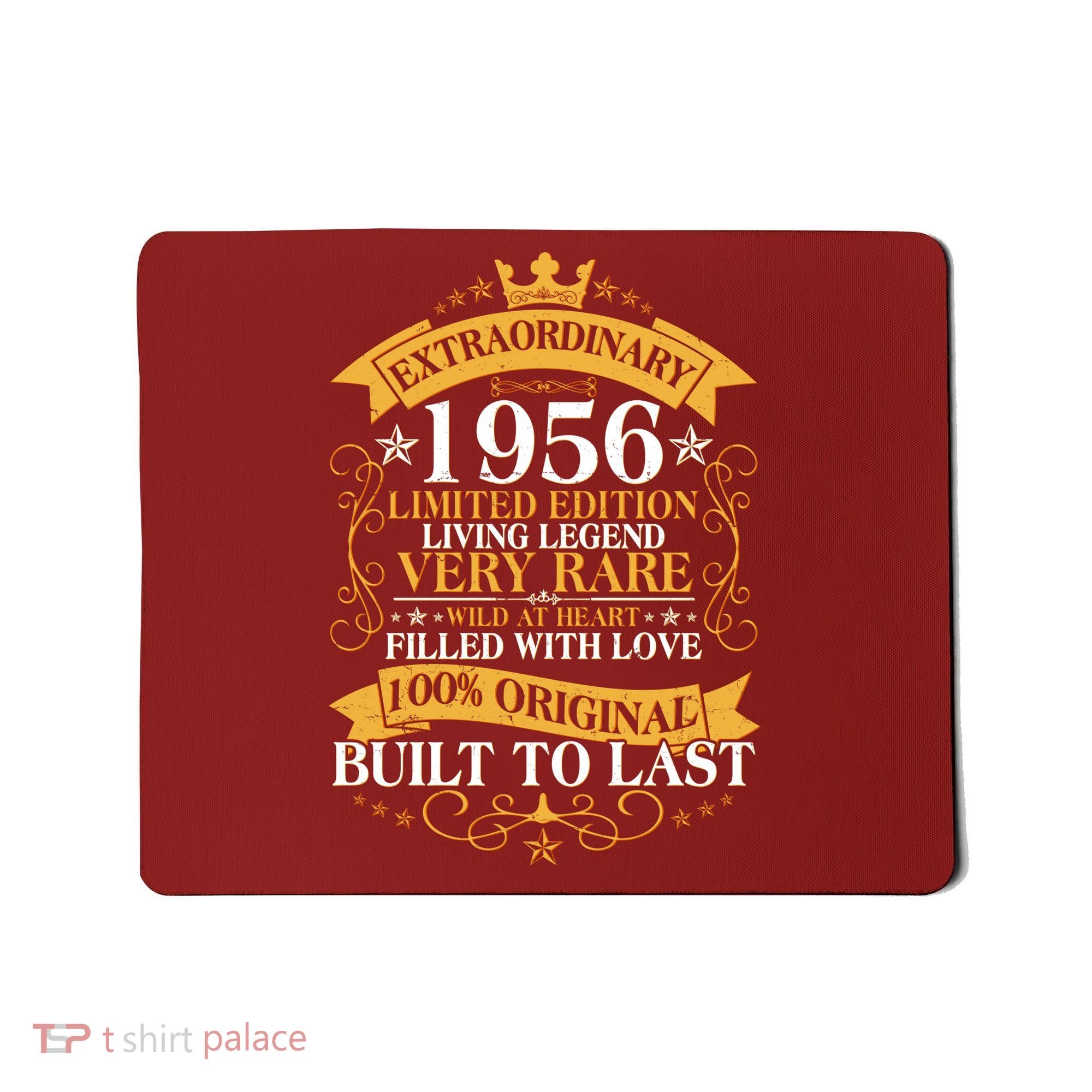 70th Birthday Extraordinary 1956 Limited Edition Living Legend Very Rare  Mousepad