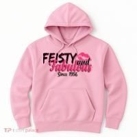 70th Birthday Feisty And Fabulous Since 1956  Hoodie thumb 0