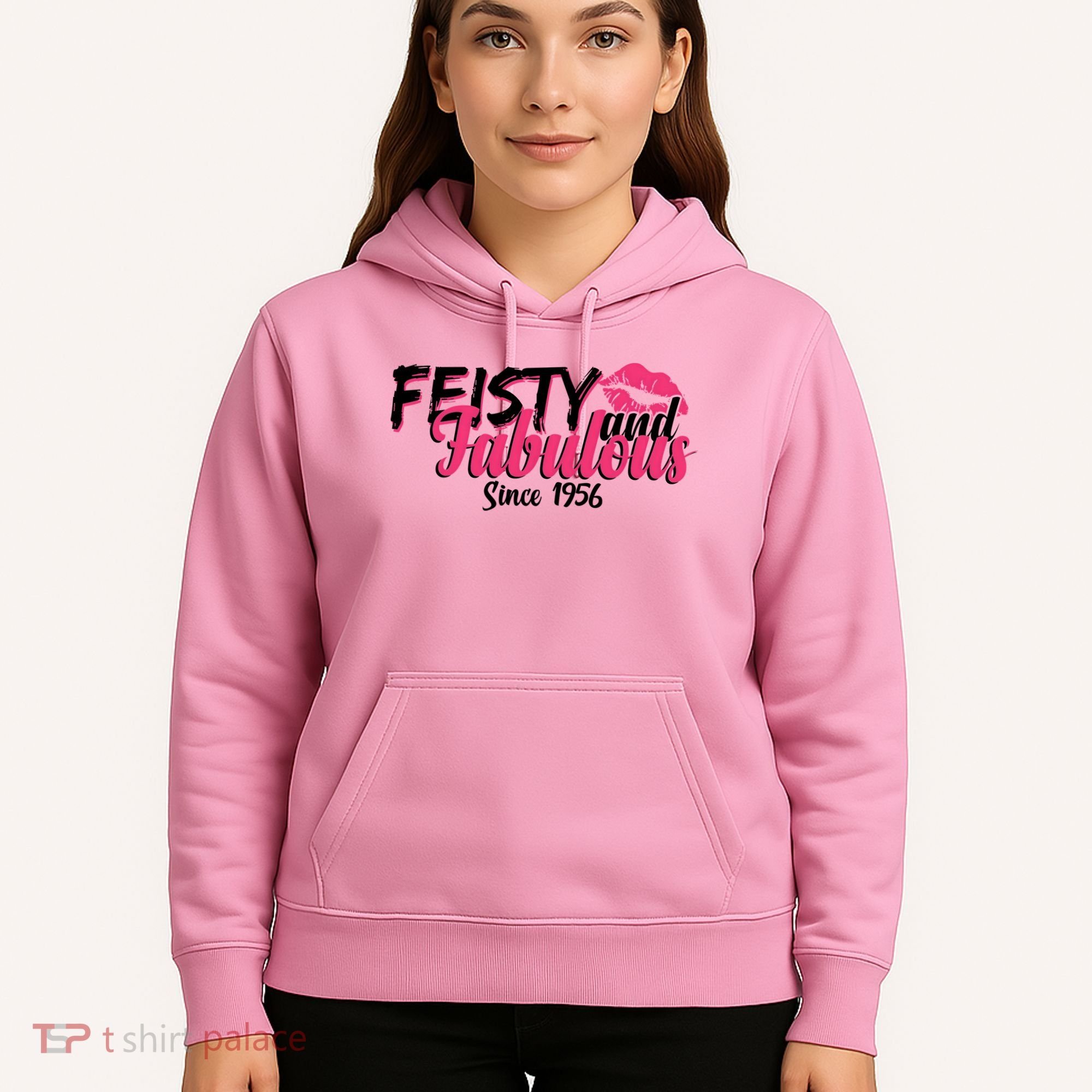 70th Birthday Feisty And Fabulous Since 1956  Hoodie