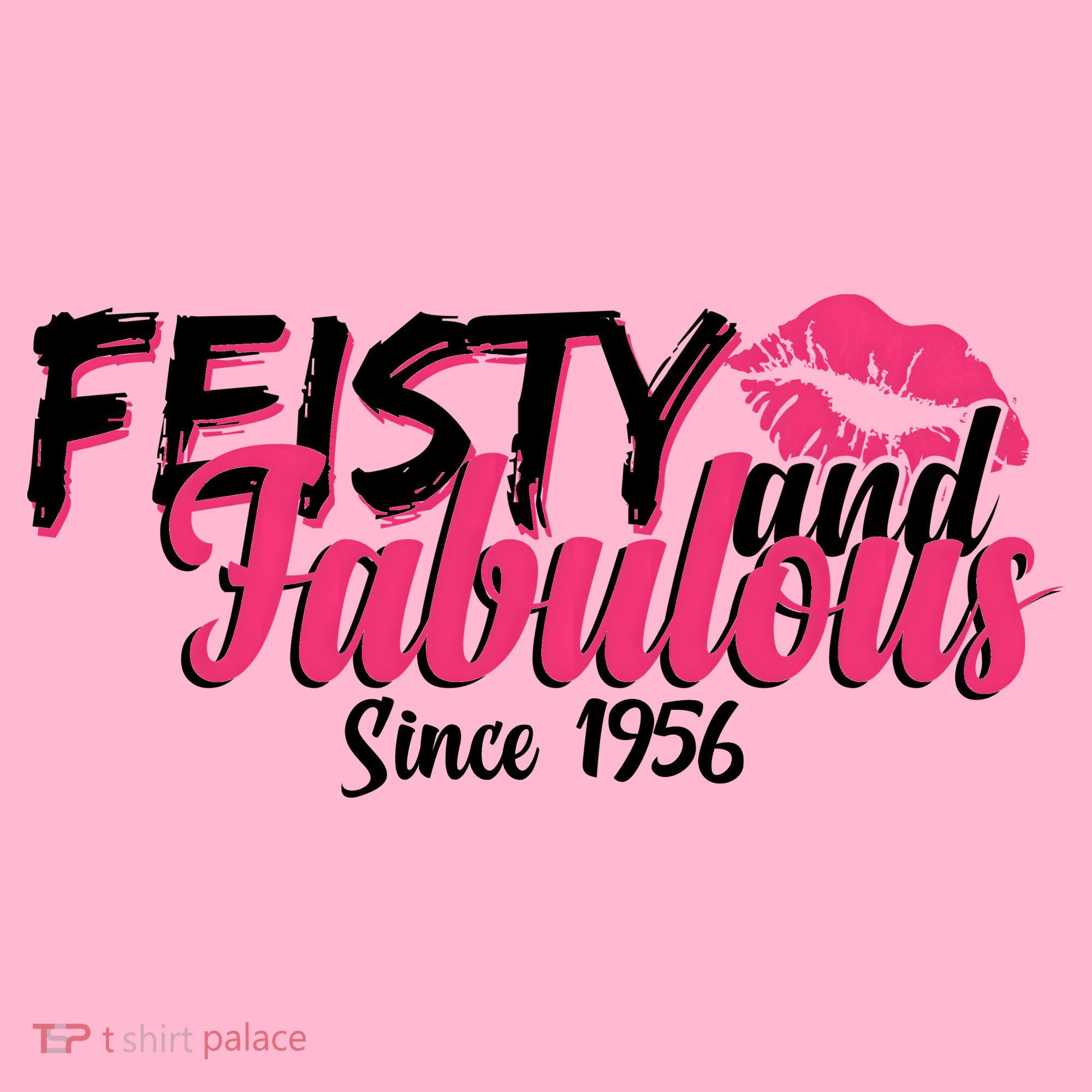 70th Birthday Feisty And Fabulous Since 1956  Long Sleeve Shirt