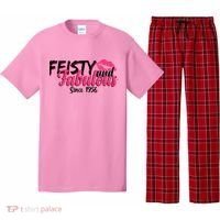 70th Birthday Feisty And Fabulous Since 1956  Pajama Set thumb 0