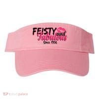 70th Birthday Feisty And Fabulous Since 1956  Visor thumb 0