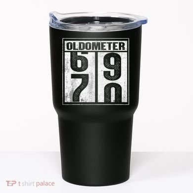 70th Birthday Funny Gift Oldometer 6970 Tumbler