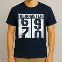 70th Birthday Funny Gift Oldometer 6970 T-Shirt thumb 3