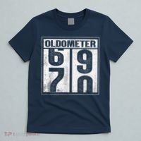 70th Birthday Funny Gift Oldometer 6970 T-Shirt thumb 5
