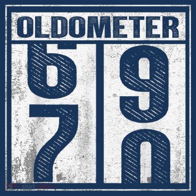 70th Birthday Funny Gift Oldometer 6970 Ladies Essential Flowy Tank
