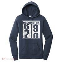70th Birthday Funny Gift Oldometer 6970 Women's Hoodie thumb 0