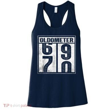 70th Birthday Funny Gift Oldometer 6970 Women's Tank Top