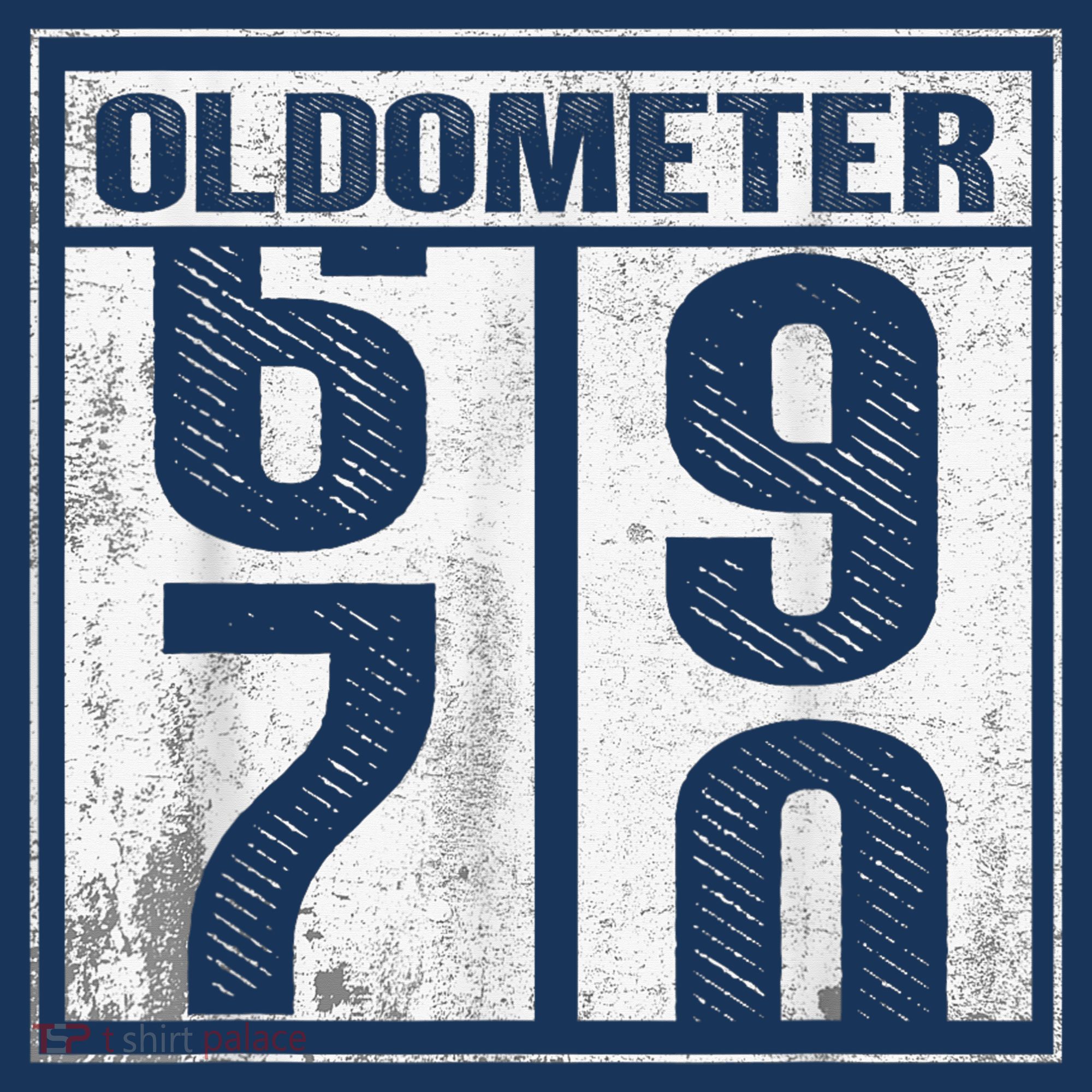 70th Birthday Funny Gift Oldometer 6970 Women's Tank Top