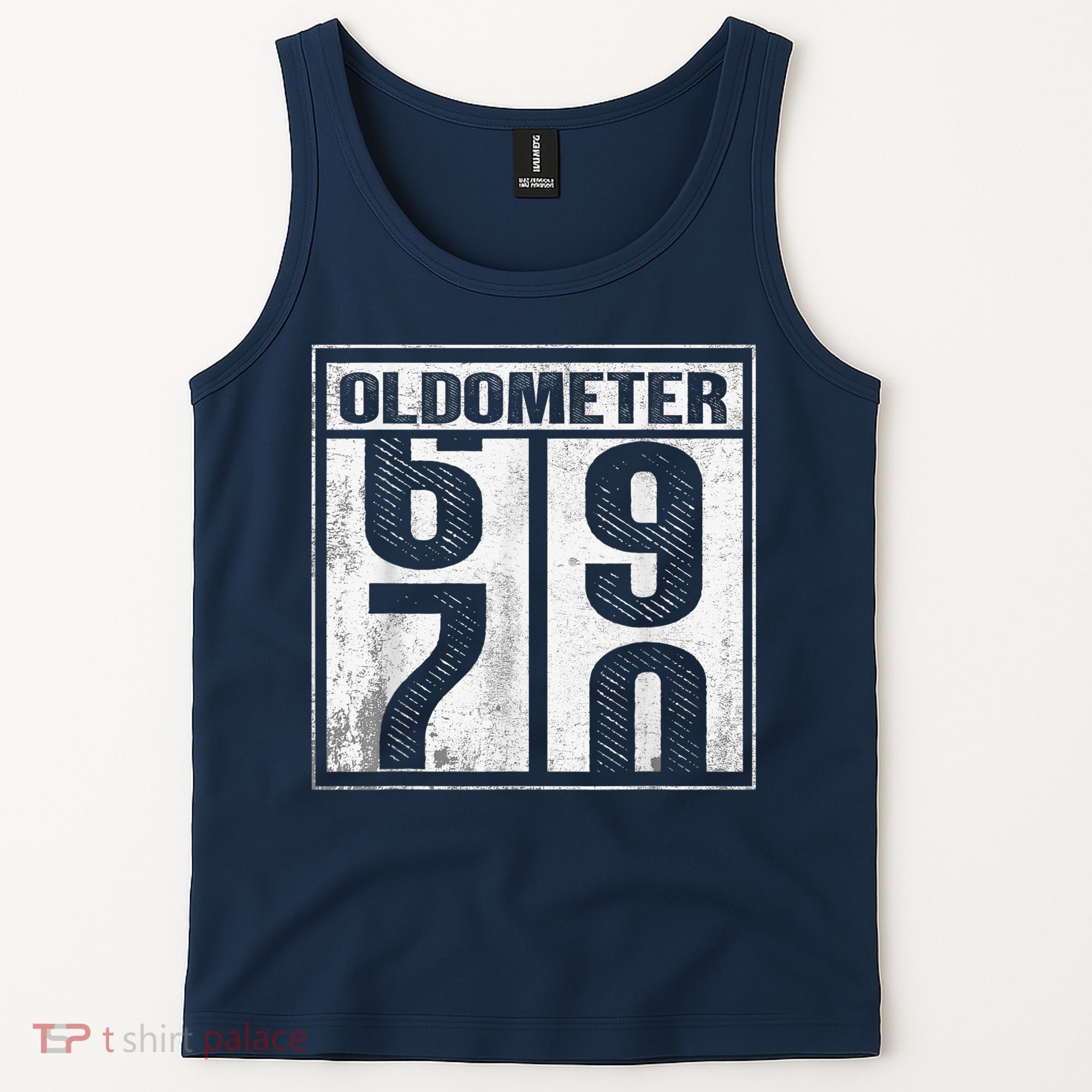 70th Birthday Funny Gift Oldometer 6970 Tank Top