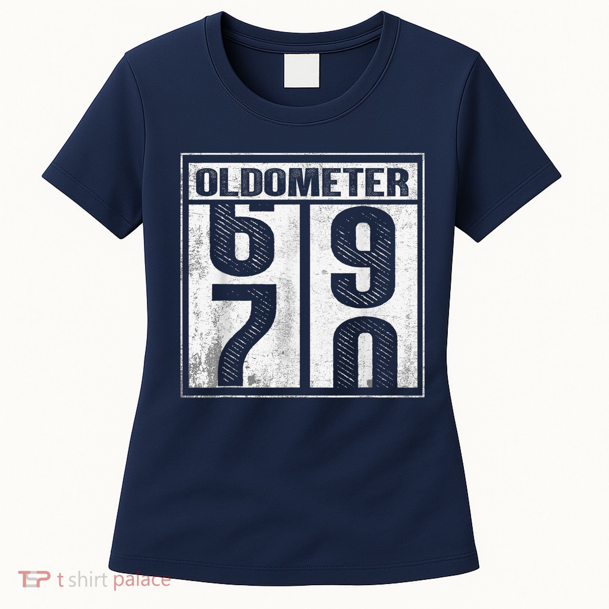 70th Birthday Funny Gift Oldometer 6970 Women's T-Shirt
