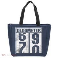 70th Birthday Funny Gift Oldometer 6970 Tote Bag thumb 0