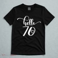 70th Birthday For  Hello 70 Seventy 70 Years Old Cute T-Shirt thumb 5