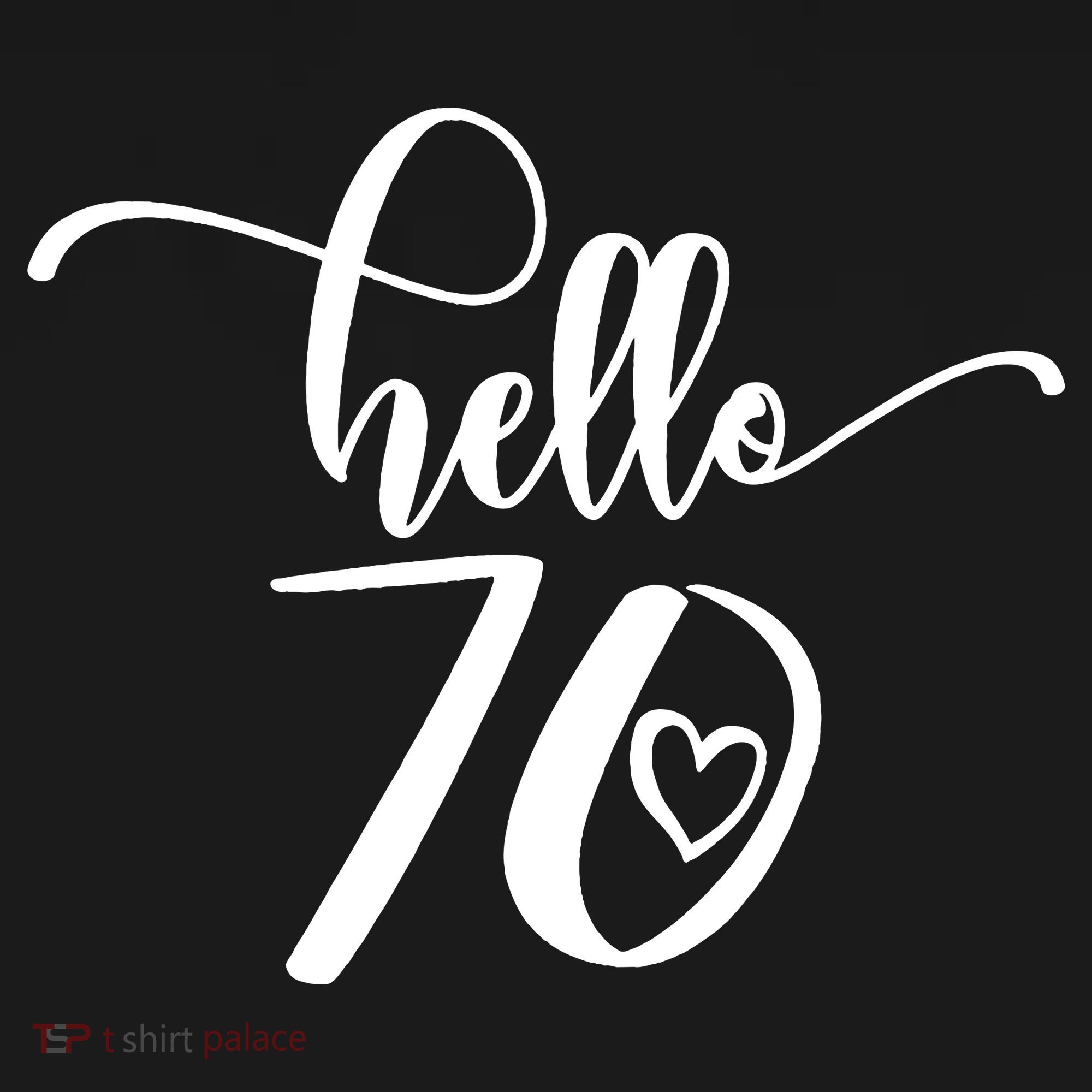 70th Birthday For  Hello 70 Seventy 70 Years Old Cute Mousepad