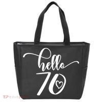 70th Birthday For  Hello 70 Seventy 70 Years Old Cute Tote Bag thumb 0