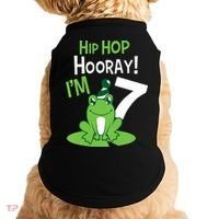 7th Birthday Frog Funny Party 7 Year Old Doggie Tank thumb 0