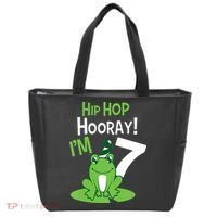 7th Birthday Frog Funny Party 7 Year Old Tote Bag thumb 0