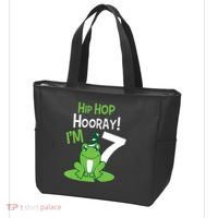 7th Birthday Frog Funny Party 7 Year Old Tote Bag thumb 3