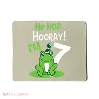 7th Birthday Frog Funny Party 7 Year Old Mousepad thumb 0