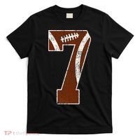 7th Birthday Football Lovers Bdy Boy 7 Year Old Girl T-Shirt thumb 0