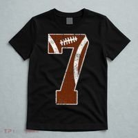 7th Birthday Football Lovers Bdy Boy 7 Year Old Girl T-Shirt thumb 5