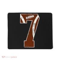 7th Birthday Football Lovers Bdy Boy 7 Year Old Girl Mousepad thumb 0