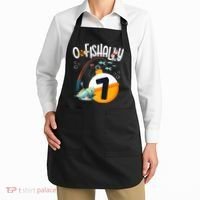 7th Birthday Fishing Theme For And OFishally 7 Apron thumb 2