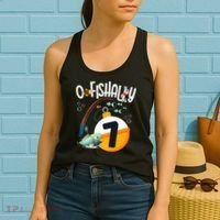 7th Birthday Fishing Theme For And OFishally 7 Women's Tank Top thumb 2