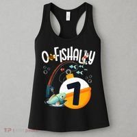 7th Birthday Fishing Theme For And OFishally 7 Women's Tank Top thumb 3