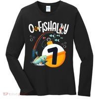 7th Birthday Fishing Theme For And OFishally 7 Women's Long Sleeve Shirt thumb 0