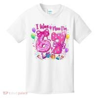 7th Birthday Girl I Was 6 Now I'm 7 Kids T-Shirt thumb 0