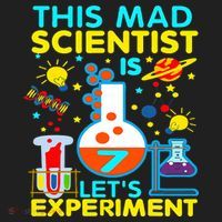7th Birthday Gift This Mad Scientist Is 7 Let's Experiment Women's Sweatshirt thumb 2