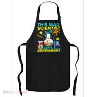 7th Birthday Gift This Mad Scientist Is 7 Let's Experiment Apron thumb 0