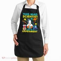 7th Birthday Gift This Mad Scientist Is 7 Let's Experiment Apron thumb 2