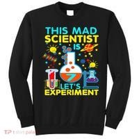 7th Birthday Gift This Mad Scientist Is 7 Let's Experiment Sweatshirt thumb 0