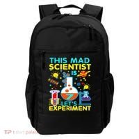 7th Birthday Gift This Mad Scientist Is 7 Let's Experiment Backpack thumb 0