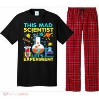 7th Birthday Gift This Mad Scientist Is 7 Let's Experiment Pajama Set thumb 0