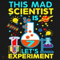 7th Birthday Gift This Mad Scientist Is 7 Let's Experiment Tank Top thumb 6