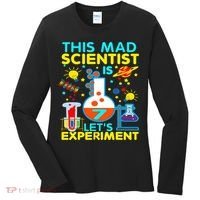7th Birthday Gift This Mad Scientist Is 7 Let's Experiment Women's Long Sleeve Shirt thumb 0