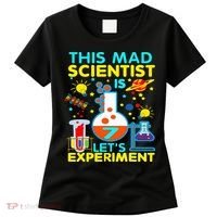 7th Birthday Gift This Mad Scientist Is 7 Let's Experiment Women's T-Shirt thumb 0