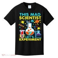 7th Birthday Gift This Mad Scientist Is 7 Let's Experiment Kids T-Shirt thumb 0