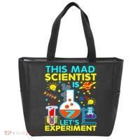 7th Birthday Gift This Mad Scientist Is 7 Let's Experiment Tote Bag thumb 0