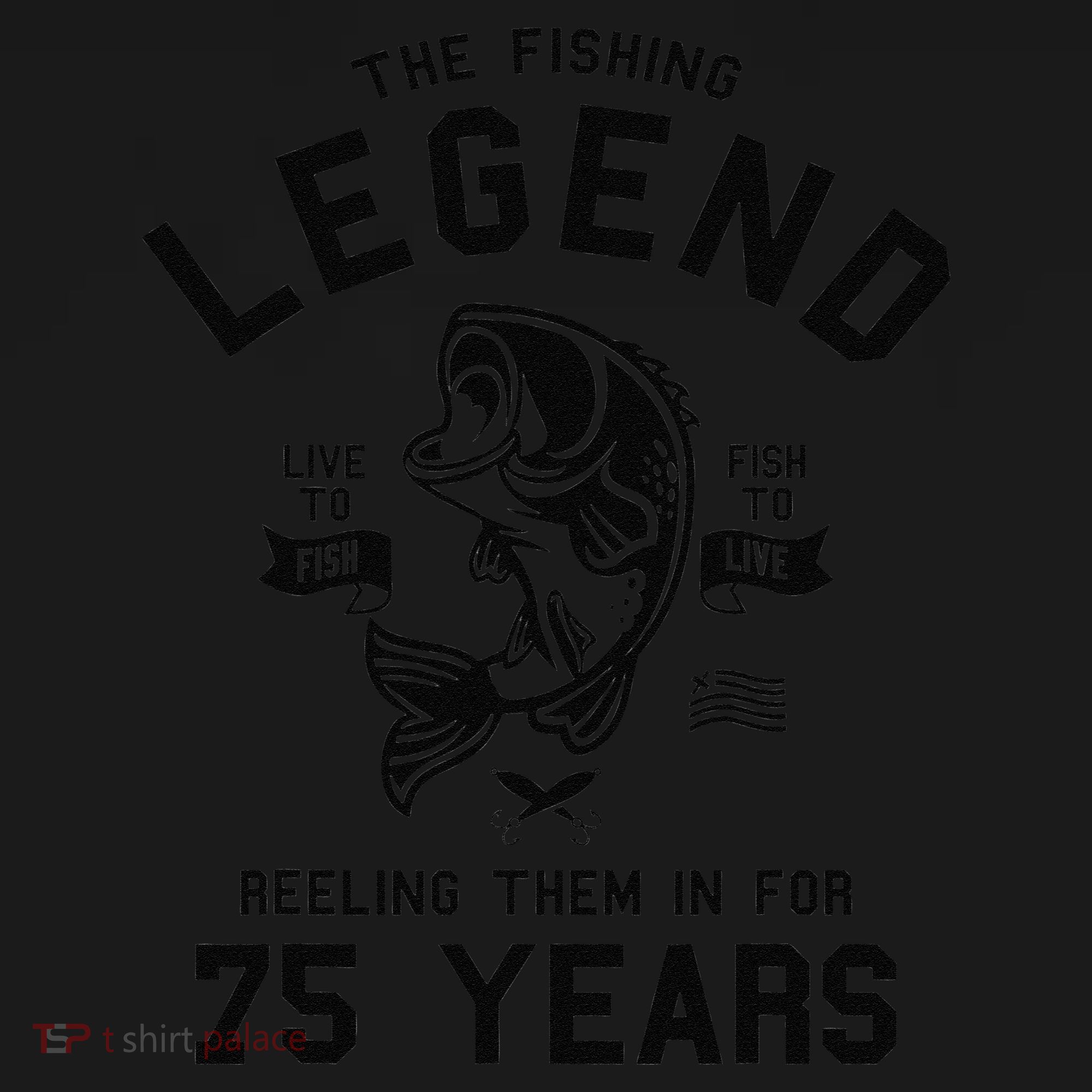 75th Birthday Gift The Fishing Legend 75 Years Fisherman Women's Hoodie