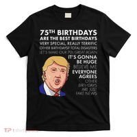 75Th Birthday Gift Funny Trump T-Shirt thumb 0