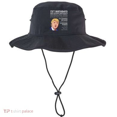 75Th Birthday Gift Funny Trump Bucket Hat