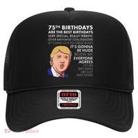 75Th Birthday Gift Funny Trump Hat thumb 0