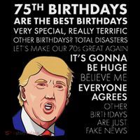 75Th Birthday Gift Funny Trump Tank Top thumb 6