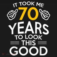 70th Birthday Gift, Took Me 70 Years - 70 Year Old Apron thumb 3