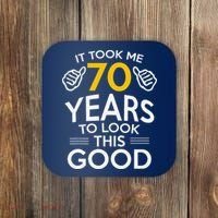 70th Birthday Gift Took Me 70 Years 70 Year Old Coaster thumb 0
